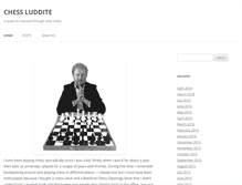Tablet Screenshot of chessluddite.com